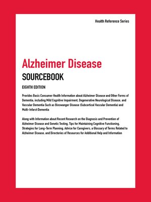 cover image of Alzheimer Disease Sourcebook